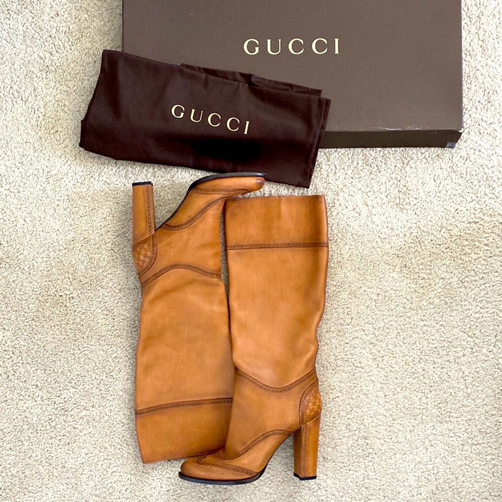 Gucci Soft Leather Boots